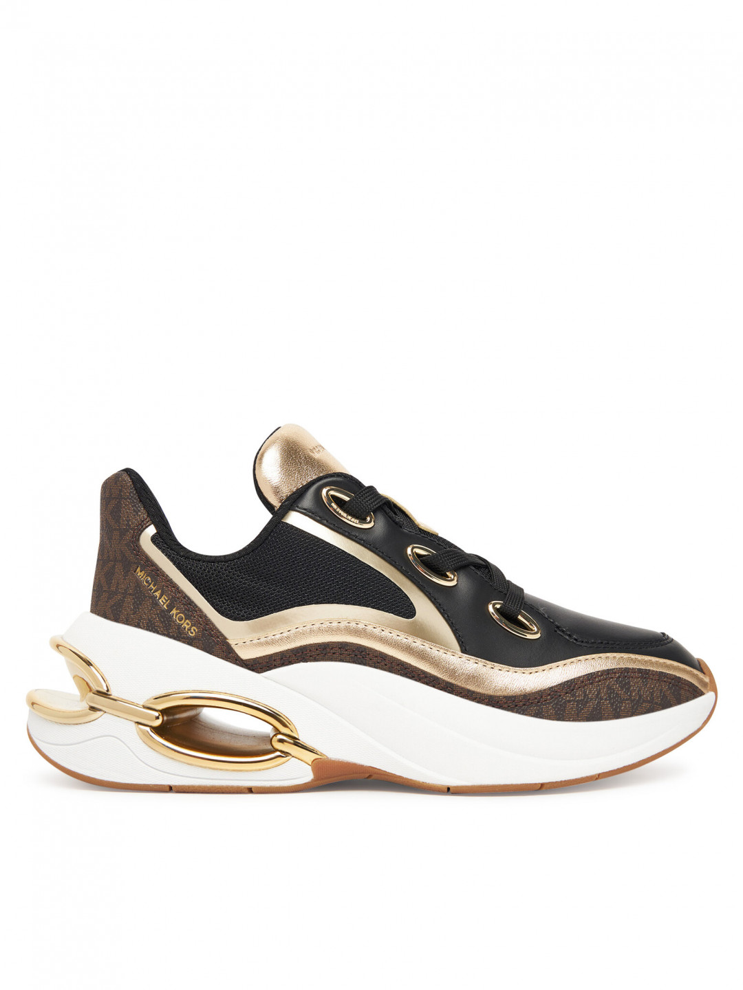 MICHAEL Michael Kors Sneakersy Toni 43T5TRFS2B Hnědá
